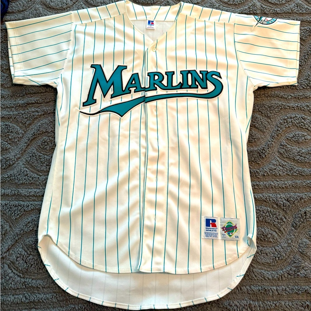Authentic Florida Marlins Baseball Jersey - Size 44 or XL